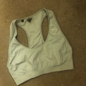 Light turquoise Gymshark sports bra